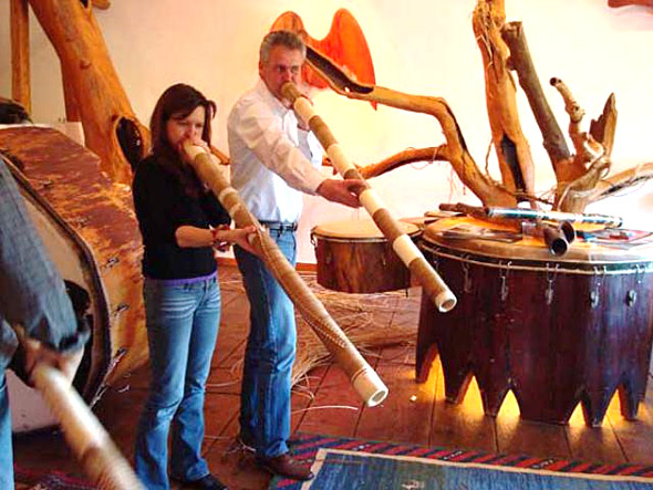 Treetalks Workshop Didgeridoo: First attempts on your own instrument